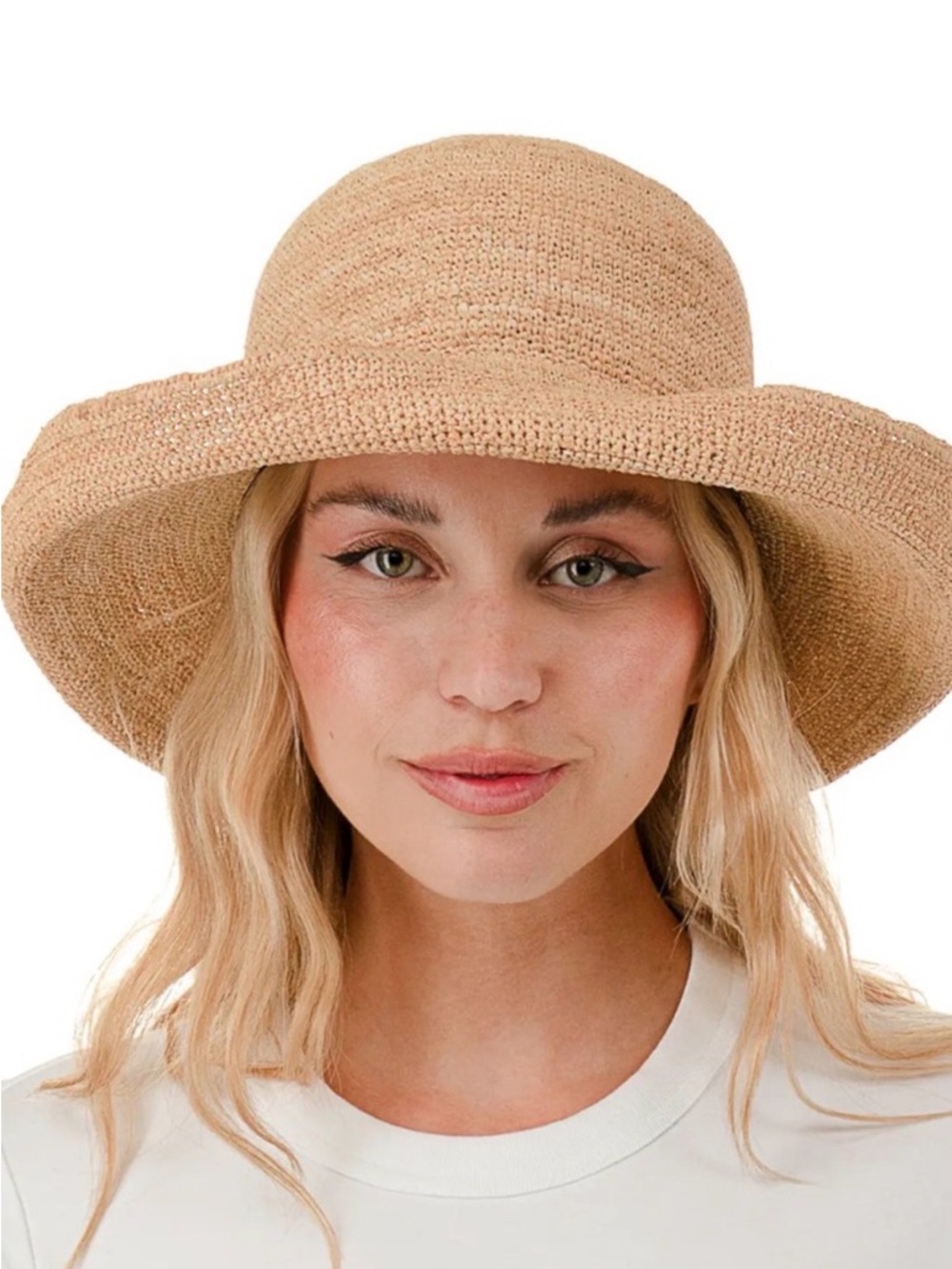 Olivia Raffia Cruiser Hat